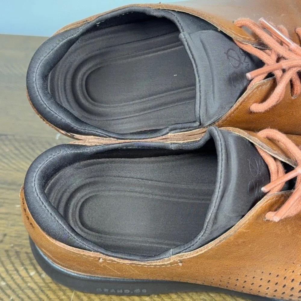 Cole Haan Shoes Mens 8M Brown 2.0 Grand Laser Wingtip Leather Comfort Oxford